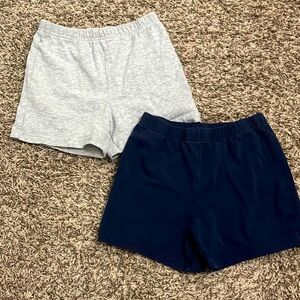 Carter’s Girls’ Gray and Navy Blue Bike Shorts Set